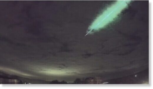 Падение метеорита зафиксировали над Германией и несколькими другими странами