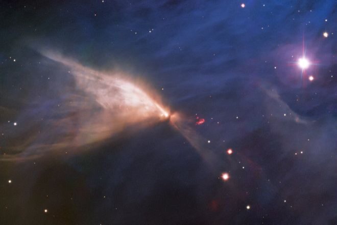 Астрономы «поймали» в телескоп уникальную туманность в виде бабочки