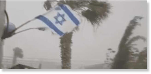 Зимний шторм «Кармель» принес рекордные дожди в Израиль