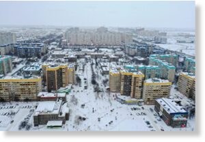 В российском городе выпало рекордное за всю историю наблюдений количество снега