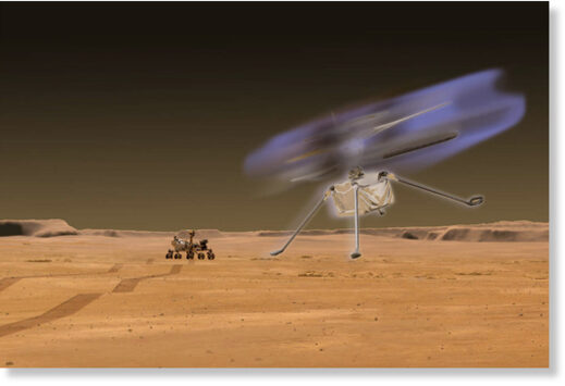 Ученые планируют увидеть на марсианских вертолетах огни Святого Эльма
