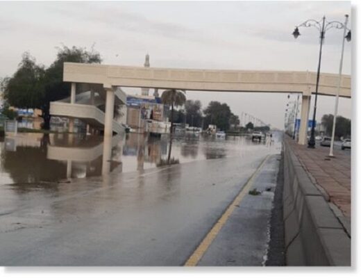 Внезапные наводнения обрушились на Оман