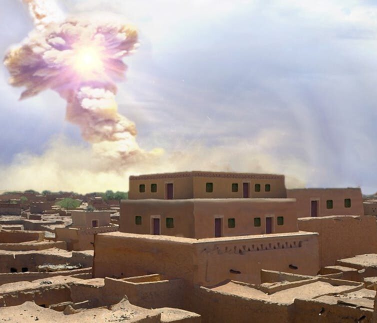 Ученые выяснили, что метеоритный дождь уничтожил Содом и Гоморру
