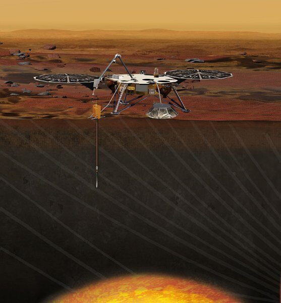 С 2018 года посадочный аппарат InSight 