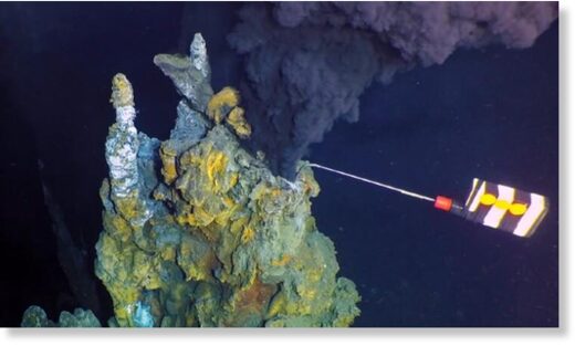 В глубинах Тихого океана обнаружили гигантское гидротермальное поле
