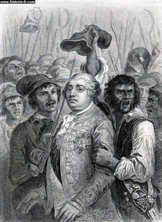 Arrest of Louis XVI by the “revolutionaries”​