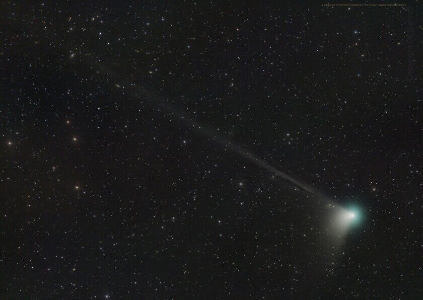 Так выглядит комета с Zwicky Transient Facility