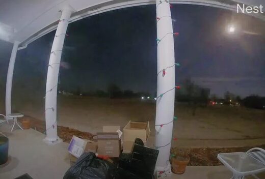 Метеоритный огненный шар над Оклахомой и штатами 20 января