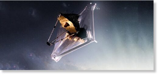 Первооткрыватель нового астероида — «Джеймс Уэбб» в космосе