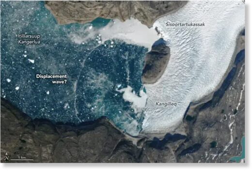 Загадочная дуга появилась в западном фьорде Гренландии: Ученые спорят о ее происхождении