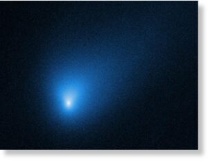 Изображение межзвёздной кометы 2I/Borisov, полученное телескопом «Хаббл» в октябре 2019 г.