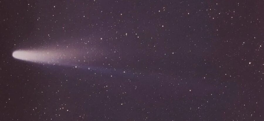 Комета Галлея в 1986 году