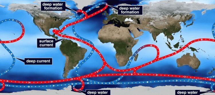 Атлантические течения в настоящее время самые медленные за всю историю наблюдений
