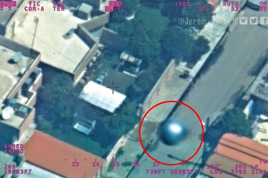 Нажмите, чтобы увеличить The “Mosul orb,” captured over Iraq in 2016, released by Jeremy Corbell in 2023.