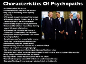 characteristics psychopaths
